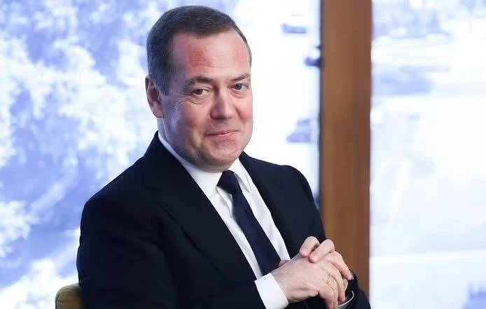 Ông Dmitry Medvedev - Phó Chủ tịch Hội đồng An ninh Liên bang Nga, lãnh đạo đảng Nước Nga Thống nhất. (Ảnh: Tass)