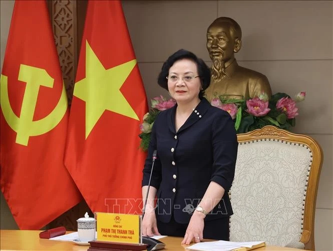 Phó Thủ tướng Phạm Thị Thanh Trà chủ trì họp sơ kết công tác 6 tháng đầu năm 2026 Ban Chỉ đạo liên ngành Trung ương về an toàn thực phẩm. Ảnh: Lâm Khánh/TTXVN