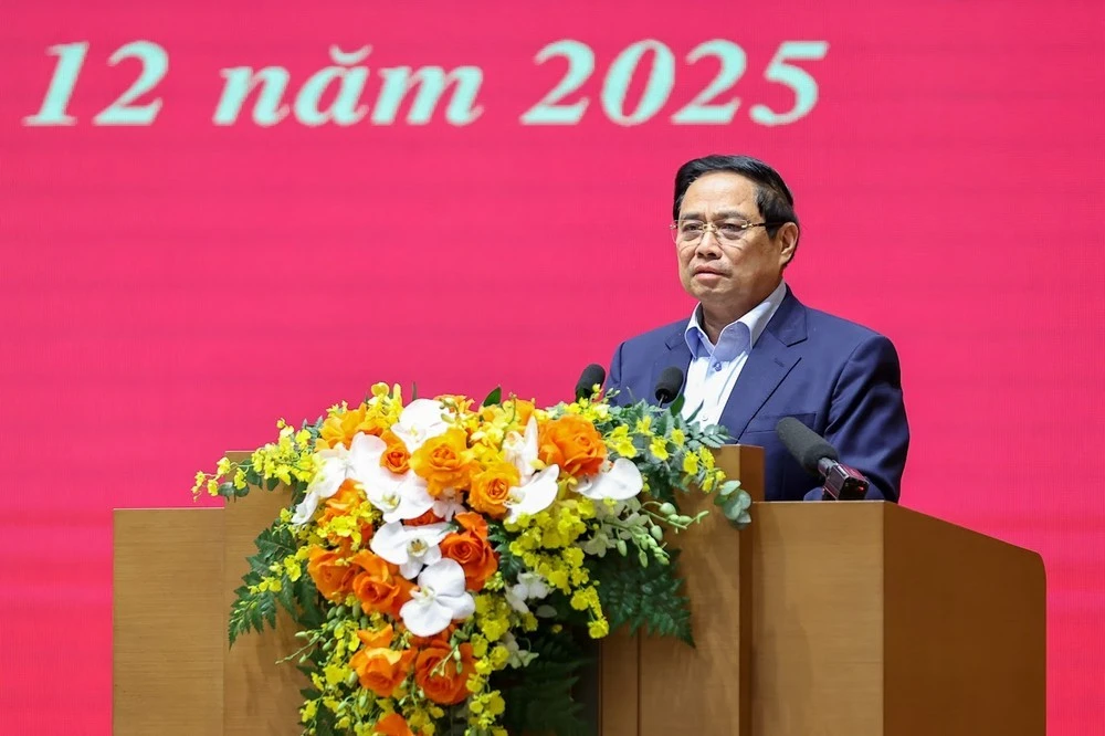 Thủ tướng Phạm Minh Chính nhấn mạnh một bộ phận cán bộ, đảng viên có tư tưởng "làm nhiều sai nhiều, làm ít sai ít, không làm không sai", "thà đứng trước Hội đồng kỷ luật còn hơn đứng trước Hội đồng xét xử". Ảnh: NHẬT BẮC
