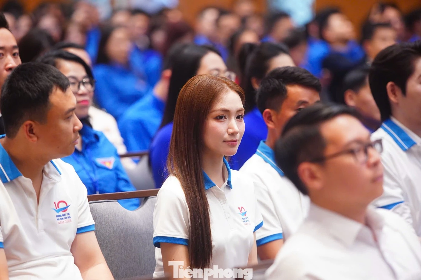 Các Gương mặt trẻ và cán bộ Đoàn tiêu biểu tham dự buổi gặp mặt.