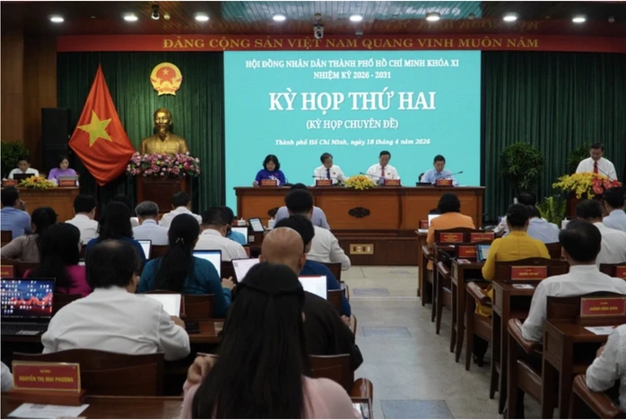 HĐND TPHCM khóa XI, nhiệm kỳ 2026-2031 tiến hành Kỳ họp thứ hai (kỳ họp chuyên đề).