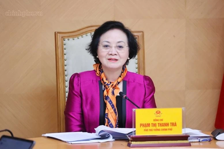Phó Thủ tướng Phạm Thị Thanh Trà yêu cầu định vị rõ đơn vị hành chính cấp xã mang tính hạt nhân tiêu biểu là gì . Ảnh: chinhphu.vn/Thu Giang
