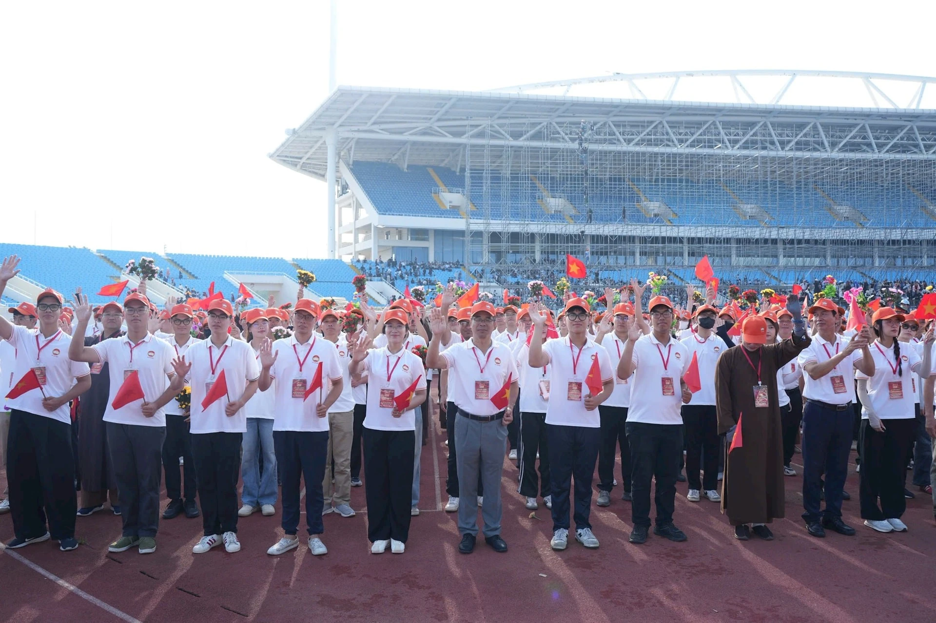Các khối tham gia hợp luyện.