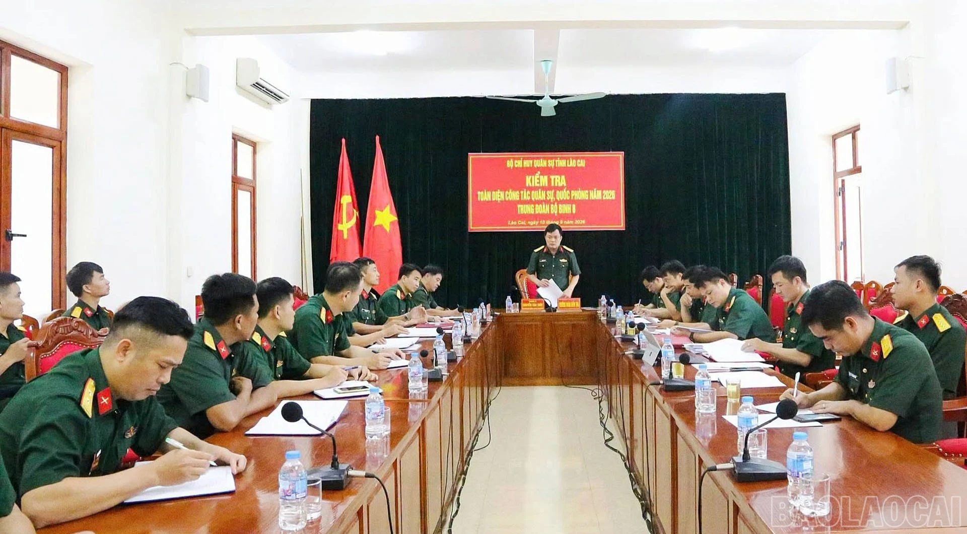 Quang cảnh buổi kiểm tra.