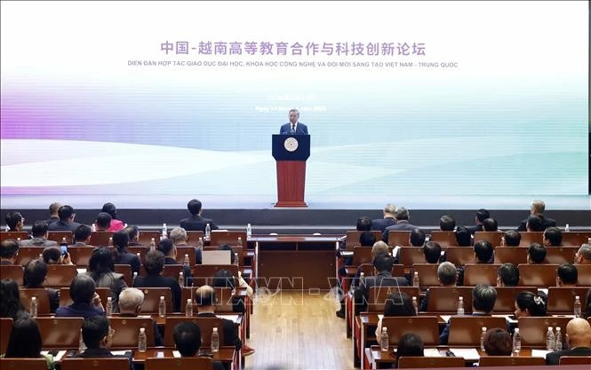 Tổng Bí thư, Chủ tịch nước Tô Lâm phát biểu chính sách tại Đại học Thanh Hoa.