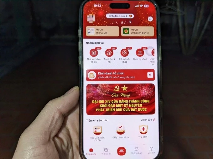 Ứng dụng VNeID.
