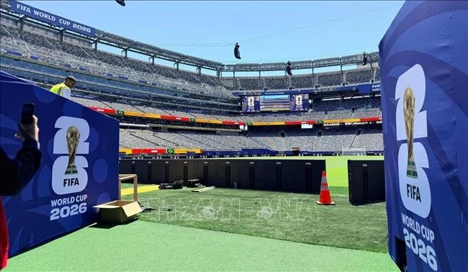 Sân vận động MetLife tại New York. Ảnh: Thanh Tuấn - Phóng viên TTXVN tại Mỹ