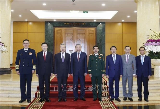 Tổng Bí thư Tô Lâm với các đại biểu.