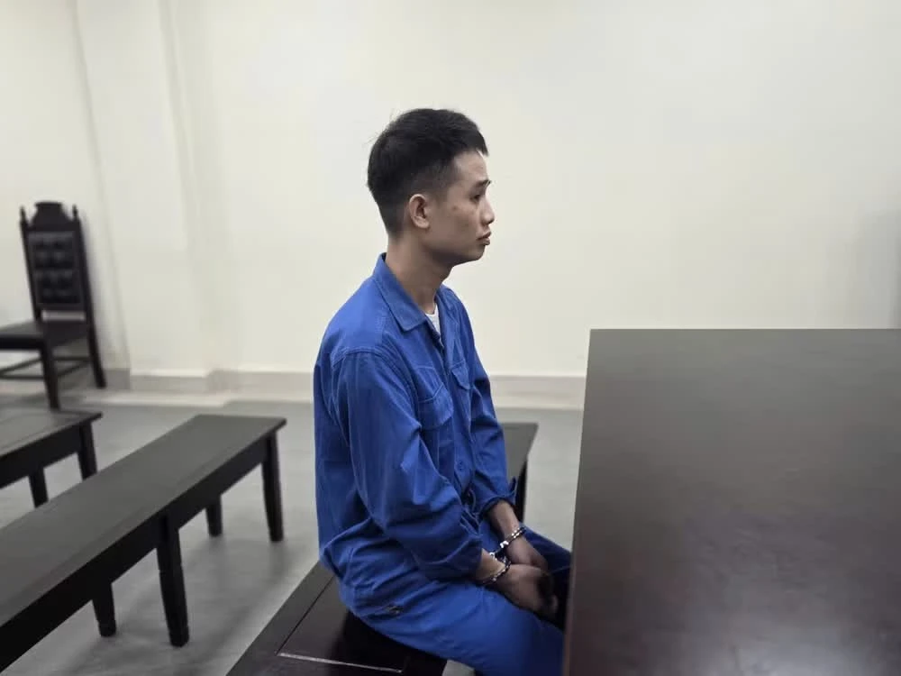Bị cáo tại phiên tòa. Ảnh: Hoàng Huy