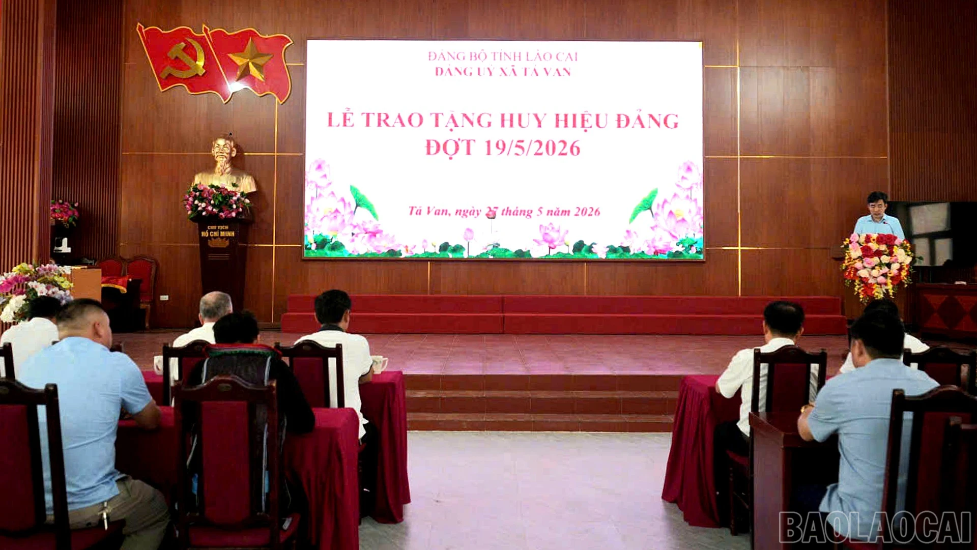 Quang cảnh buổi lễ.