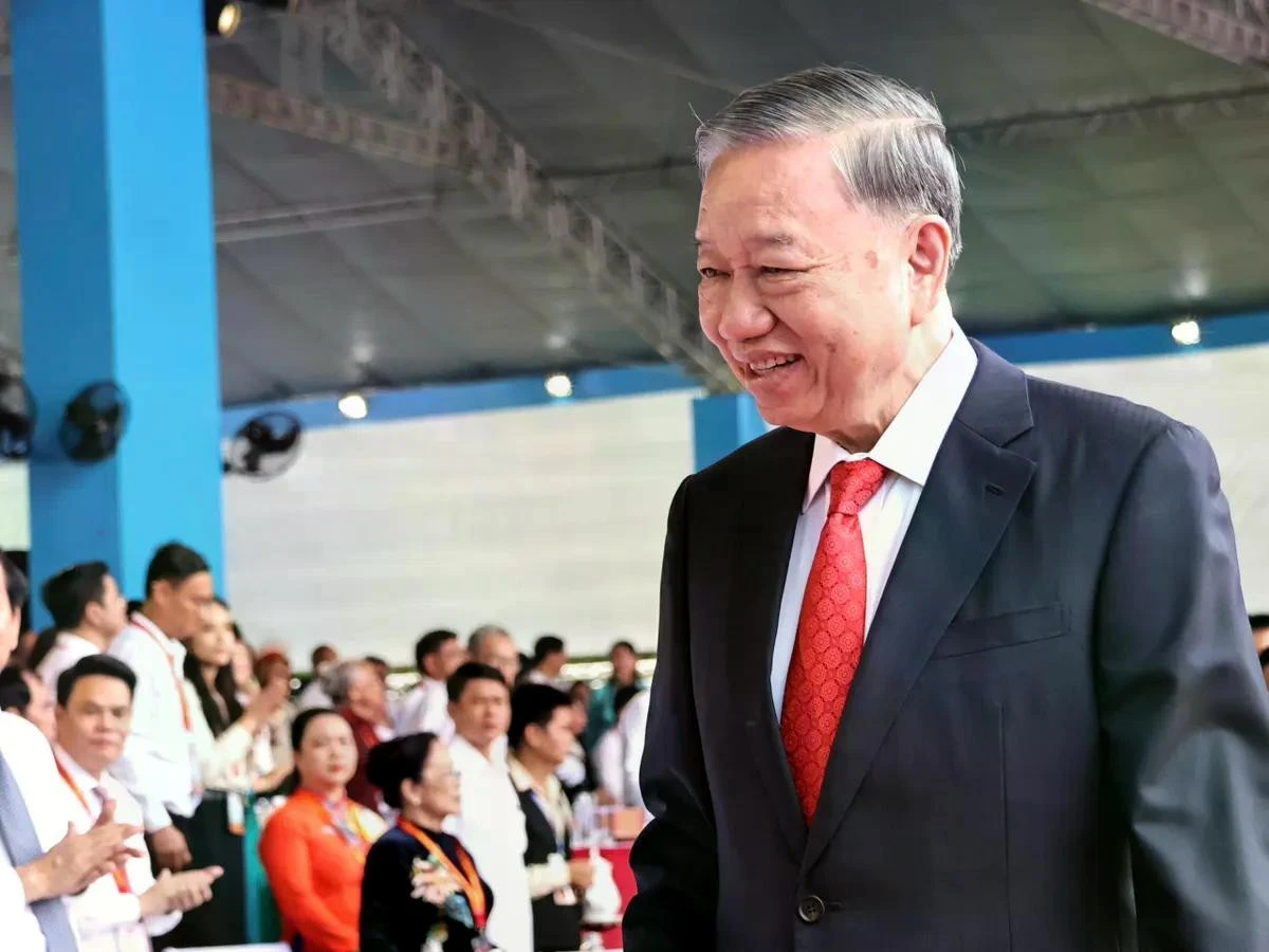 Tổng Bí thư Chủ tịch nước Tô Lâm có mặt tại Lễ kỷ niệm.