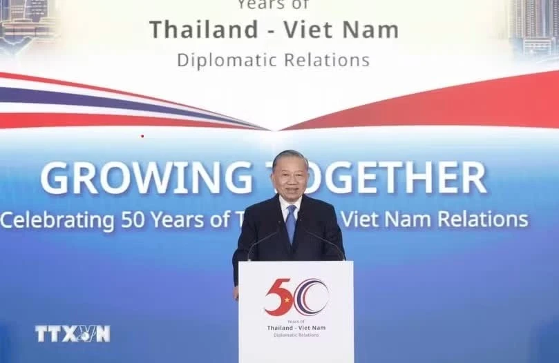 Tổng Bí thư, Chủ tịch nước Tô Lâm phát biểu tại diễn đàn.