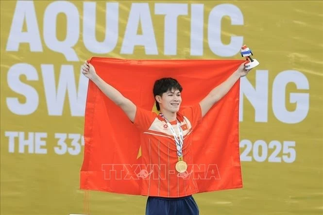 Trần Hưng Nguyên xuất sắc giành huy chương Vàng.