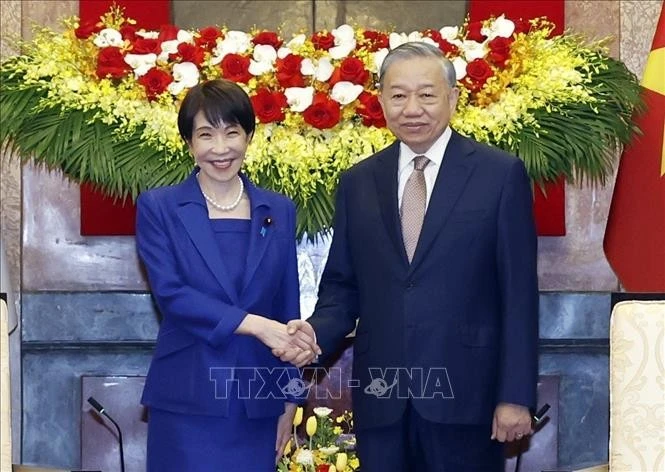 Tổng Bí thư, Chủ tịch nước Tô Lâm hội kiến Thủ tướng Nhật Bản Takaichi Sanae.