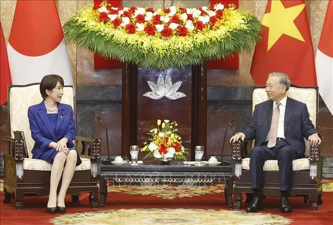 Tổng Bí thư, Chủ tịch nước Tô Lâm hội kiến Thủ tướng Nhật Bản Takaichi Sanae.