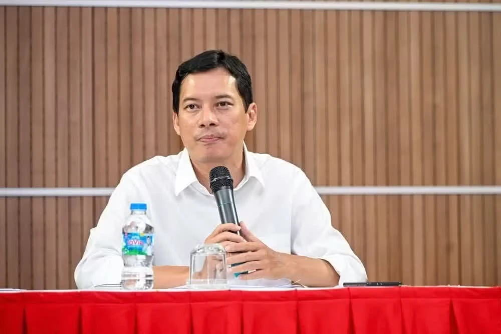 Ông Lê Quang Tự Do, Cục trưởng Cục Phát thanh, Truyền hình và Thông tin điện tử, Bộ Văn hóa, Thể thao và Du lịch chia sẻ về Nghị định 174. (Ảnh: LÊ MINH SƠN)