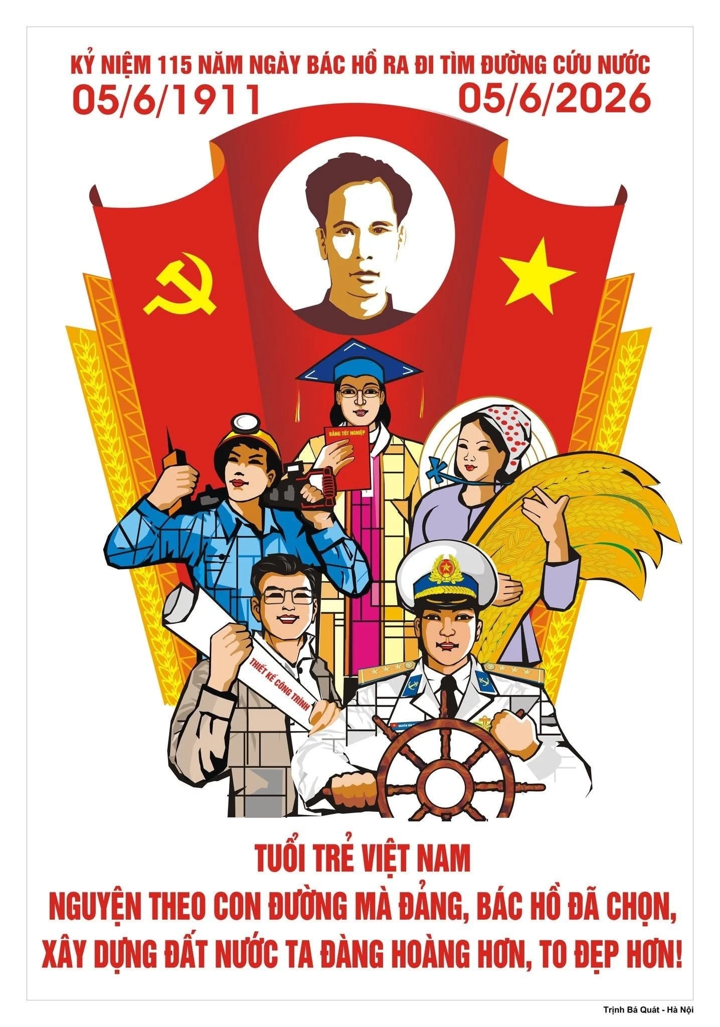 Tranh cổ động của Trịnh Bá Quát