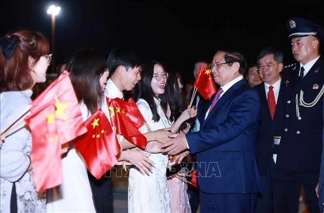 Lễ đón Thủ tướng Phạm Minh Chính đến Thiên Tân, bắt đầu chuyến tham dự Hội nghị Thượng đỉnh Tổ chức Hợp tác Thượng Hải (SCO) 2025.