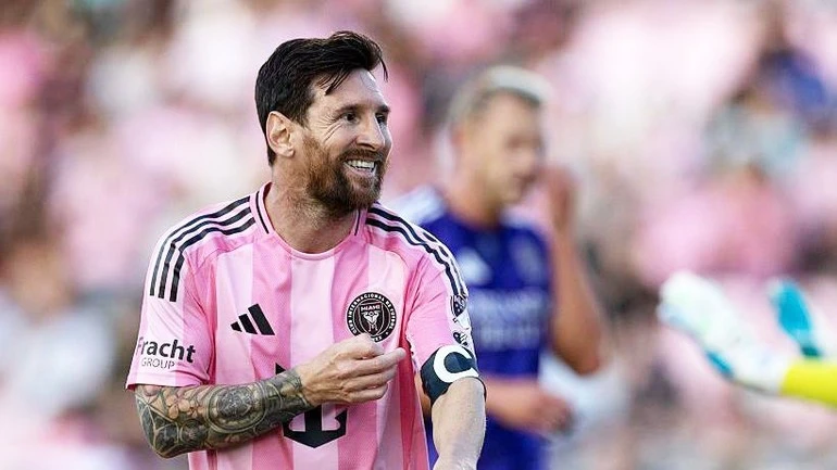 Messi thi đấu dưới màu áo câu lạc bộ Mỹ - Inter Miami sẽ làm tâm điểm của chú ý. (Ảnh: Inter Miami CF)