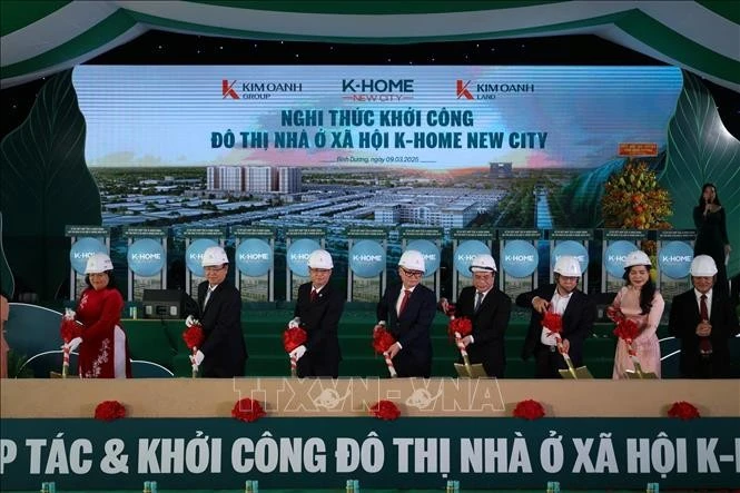 Khởi công dự án khu đô thị nhà ở xã hội K-Home tại phường Hòa Phú, thành phố Thủ Dầu Một.