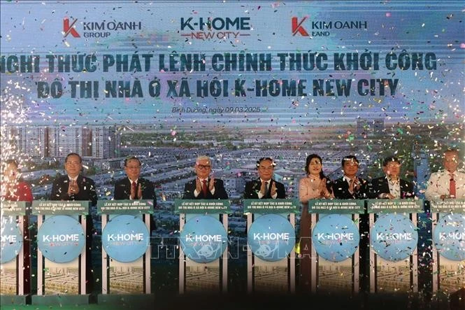 Chính thức khởi công dự án khu đô thị nhà ở xã hội K-Home tại phường Hòa Phú, thành phố Thủ Dầu Một.