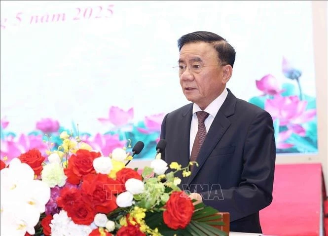Đồng chí Trần Cẩm Tú, Uỷ viên Bộ Chính trị, Thường trực Ban Bí thư. Ảnh: Phương Hoa/TTXVN