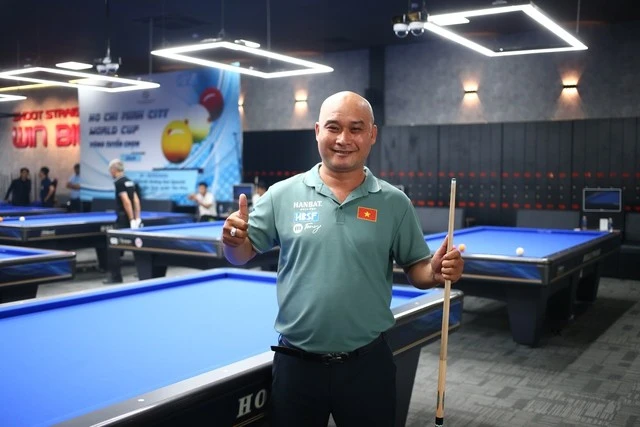 Cơ thủ Nguyễn Thanh Tùng.