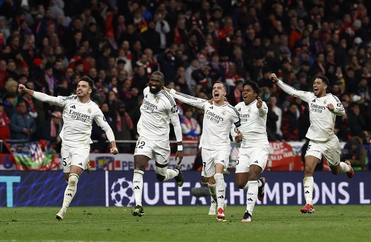 Real Madrid sẽ cùng Arsenal tạo nên cặp đấu tâm điểm tứ kết Cúp C1 châu Âu 2024/2025. (Ảnh: Reuters).