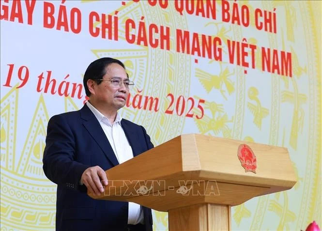 Thủ tướng Phạm Minh Chính chúc mừng các lãnh đạo, nguyên lãnh đạo các cơ quan báo chí Nhân kỷ niệm 100 năm Ngày Báo chí Cách mạng Việt Nam.
