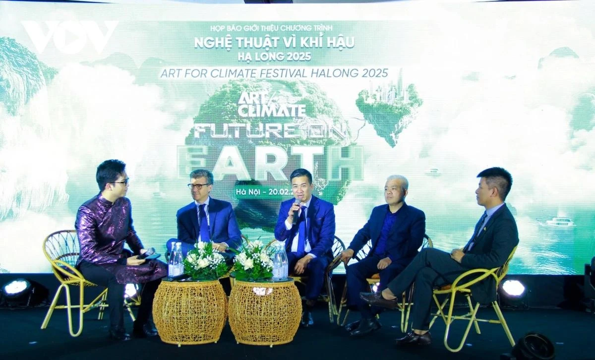 Nghệ thuật vì Khí hậu - Hạ Long 2025: Lan tỏa thông điệp bảo vệ môi trường ảnh 1