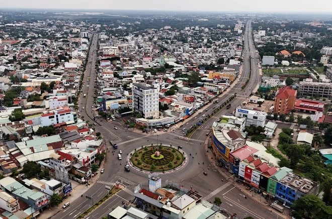 Một khu vực ở tỉnh Bình Phước. (Ảnh: Hồng Đạt/TTXVN)