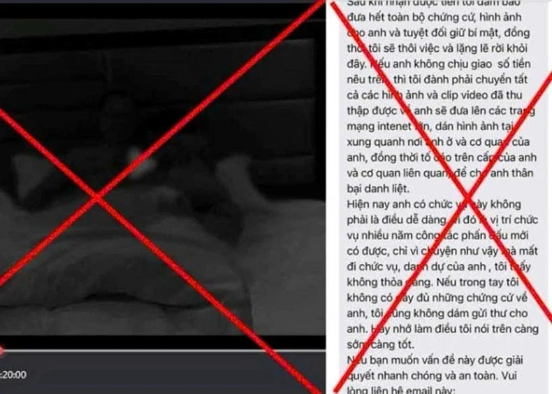 Nhiều trường hợp cán bộ, doanh nhân, người dân tại Lâm Đồng đã nhận được các tin nhắn tống tiền.