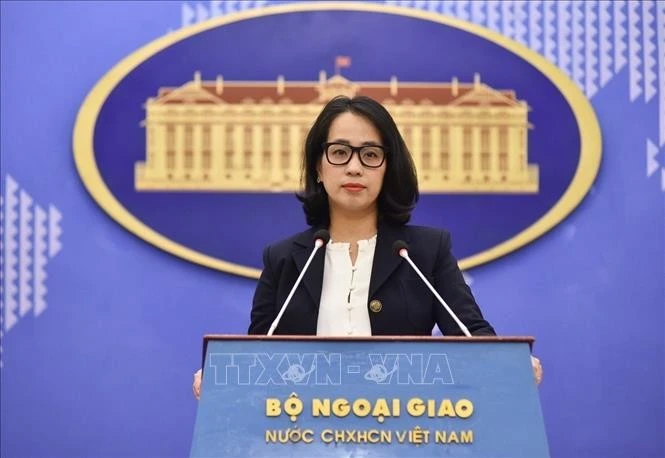 Người Phát ngôn Bộ Ngoại giao Phạm Thu Hằng.