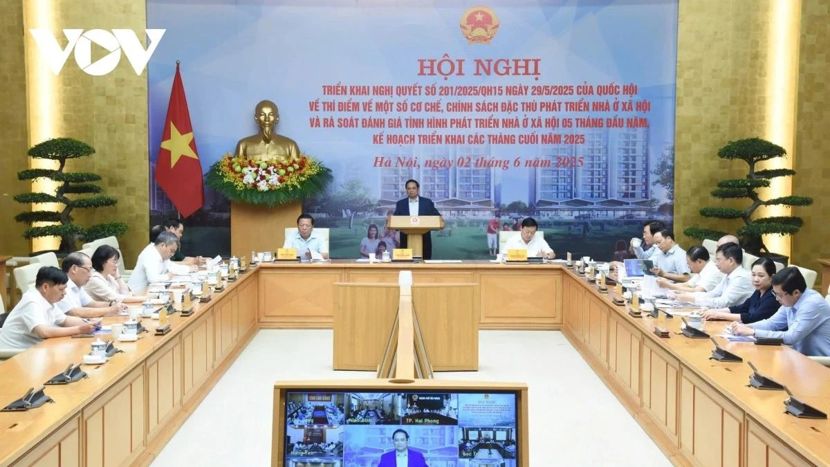 Thủ tướng Phạm Minh Chính nêu rõ, Đảng, Nhà nước ta có chính sách xã hội và chính sách an sinh xã hội về nhà ở