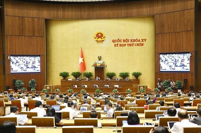 Quang cảnh phiên họp Quốc hội ngày 17/6/2025. Ảnh: Doãn Tấn/TTXVN