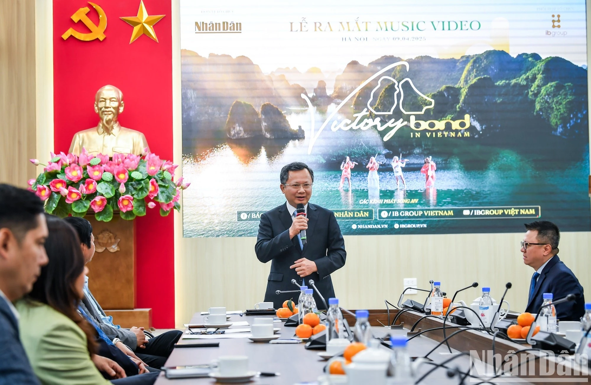 Ông Cao Tường Huy, Phó Chủ tịch Ủy ban nhân dân tỉnh Quảng Ninh phát biểu.