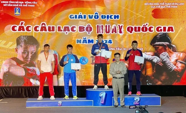 Hoàng Văn Chính giành Huy chương Vàng giải Vô địch các Câu lạc bộ Muay Quốc gia năm 2024