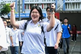 Thí sinh thi tốt nghiệp THPT năm 2024. Ảnh: Phạm Hải
