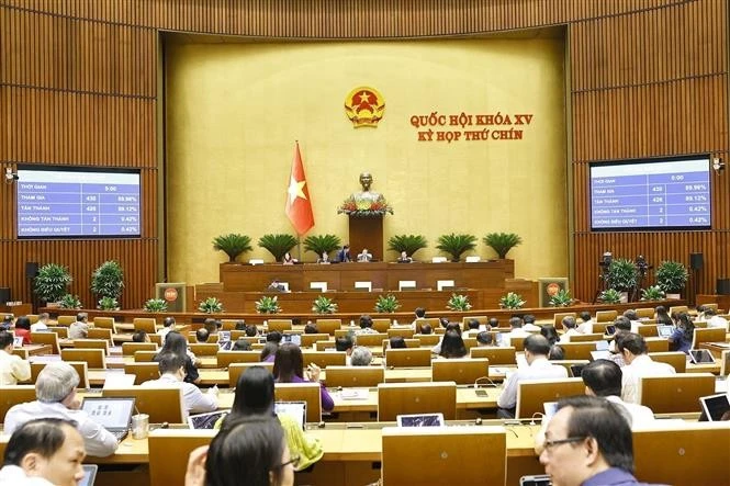 Quốc hội thông qua Luật Ngân sách nhà nước (sửa đổi) sáng 25/6/2025.