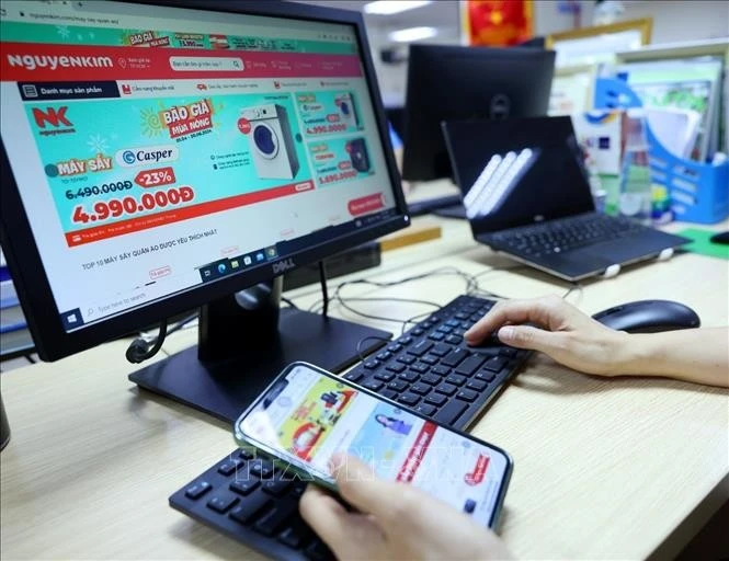 Rà soát doanh nghiệp cung cấp dịch vụ thương mại điện tử ngừng hoạt động. Ảnh minh họa: Phạm Hậu/TTXVN