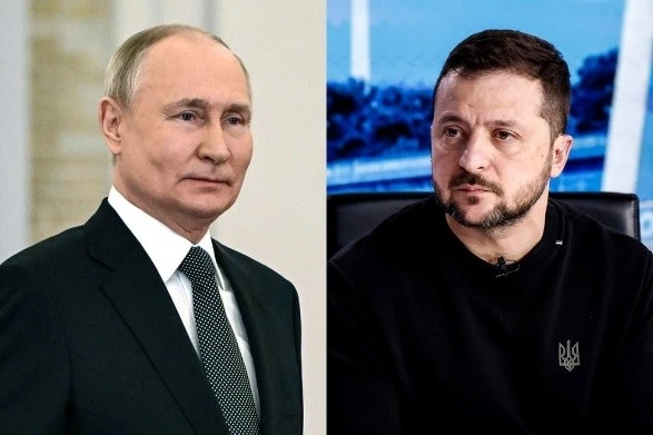 Tổng thống Nga Vladimir Putin sẽ không tham dự đàm phán trực tiếp tại Thổ Nhĩ Kỳ với Tổng thống Ukraine Volodymyr Zelensky. Ảnh: Getty.
