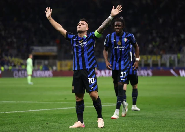 Lautaro Martinez trở lại kịp thời sau chấn thương và là tác giả bàn mở tỉ số