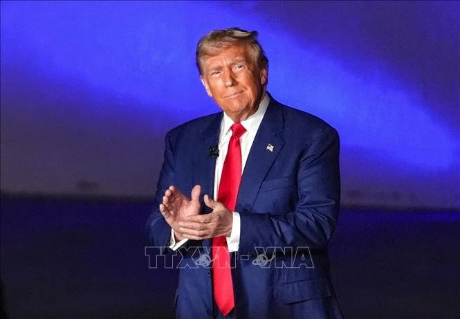 Cựu Tổng thống Mỹ Donald Trump tại một sự kiện ở bang Pennsylvania, ngày 4/9/2024. Ảnh: AA/TTXVN