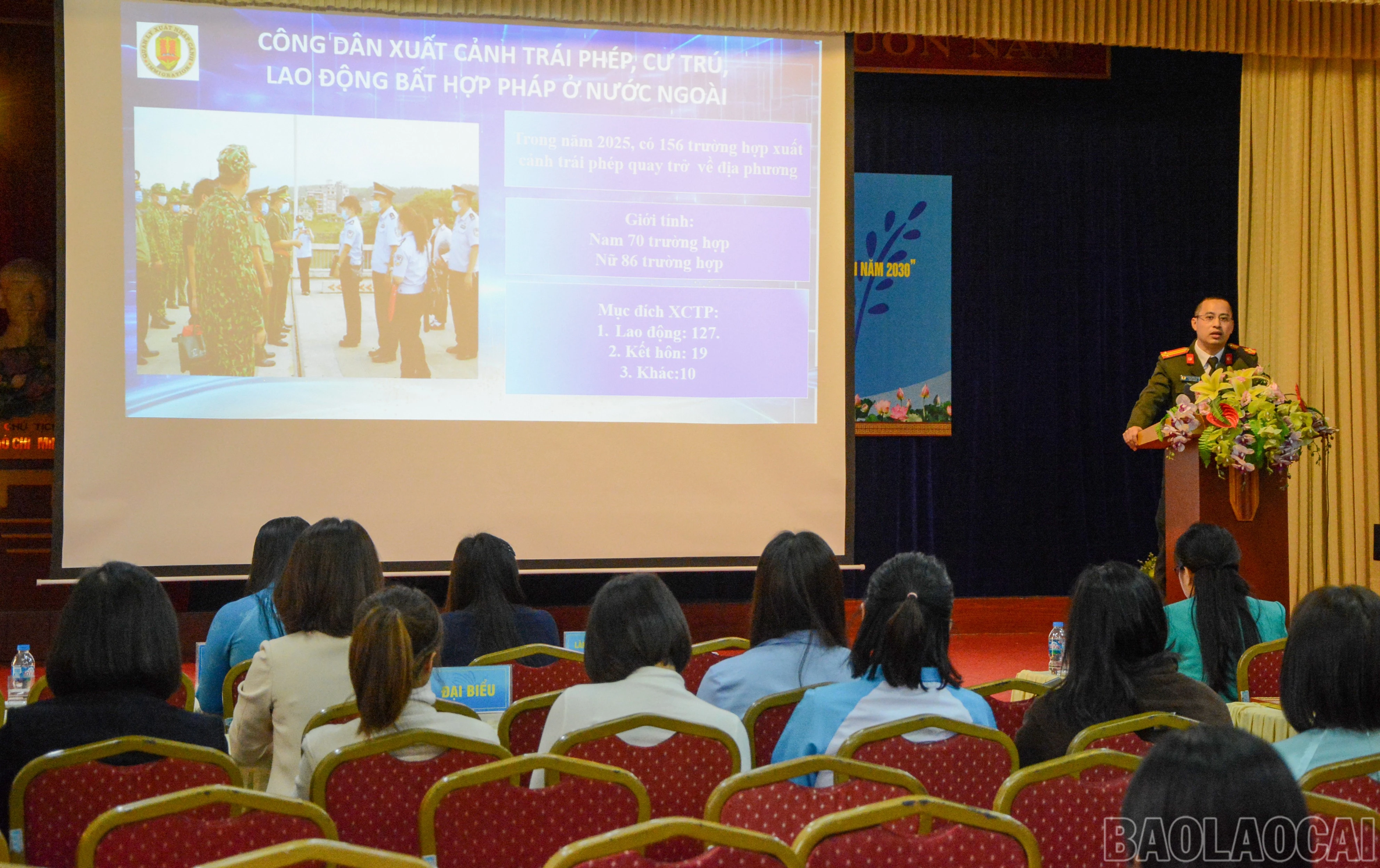 Quang cảnh buổi tuyên truyền.