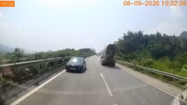 Đi ngược chiều trên cao tốc Nội Bài – Lào Cai, tài xế bị phạt 35 triệu đồng, trừ 10 điểm giấy phép lái xe