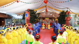 Linh thiêng Lễ tưởng niệm Hưng Đạo Đại Vương Trần Quốc Tuấn tại Đền Thượng