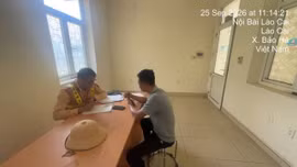Xe đầu kéo đi ngược chiều trên cao tốc Nội Bài - Lào Cai, tài xế bị phạt 5 triệu đồng