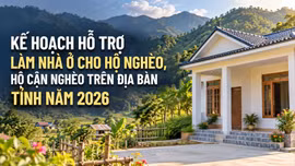 Kế hoạch hỗ trợ làm nhà ở cho hộ nghèo, hộ cận nghèo trên địa bàn tỉnh năm 2026