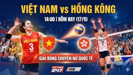 14h hôm nay (17/9), tuyển bóng chuyền nữ Việt Nam đối đầu với Hong Kong: Việt Nam có nhiều cơ hội đoạt tấm vé vào vòng tứ kết
