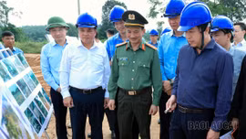 Thường trực Tỉnh ủy kiểm tra tiến độ triển khai hai khu công nghiệp tại Gia Phú